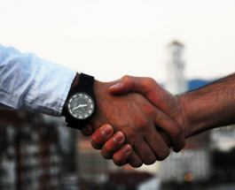 There’s nothing like shaking hands and pressing the flesh