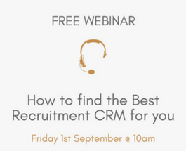 FREE Webinar! How to find the Best Recruitment CRM for you.