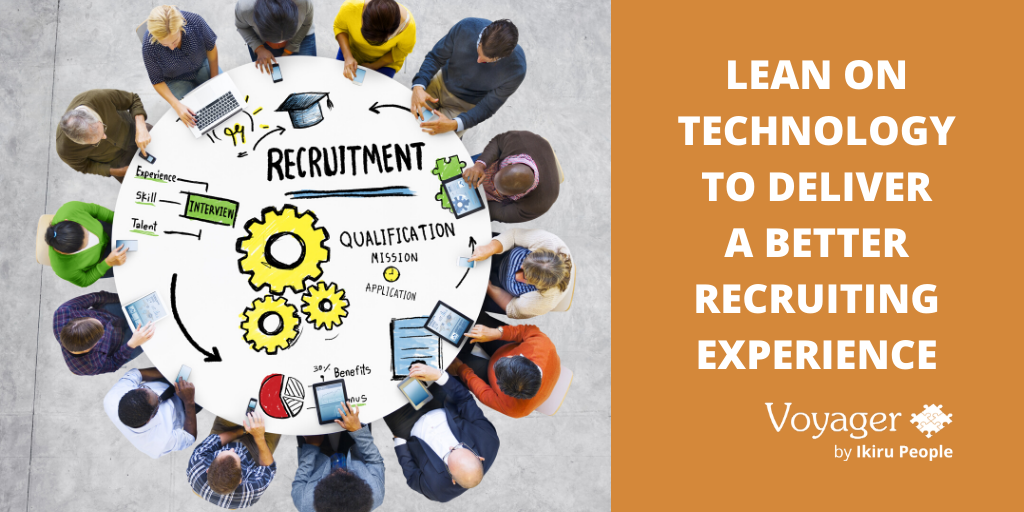 Lean on technology to deliver a better recruiting experience for your candidates and clients